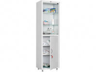 Медицинское изделие Медицинский шкаф HILFE МД 1 1657/SG — габариты 1655х570х320 мм, РУ